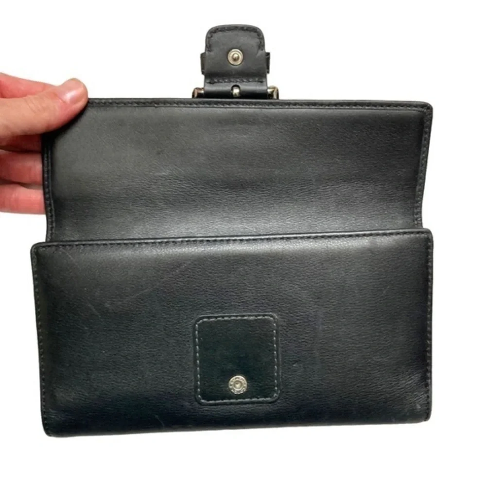 Coach black leather soho buckle wallet - Picture 3 of 8